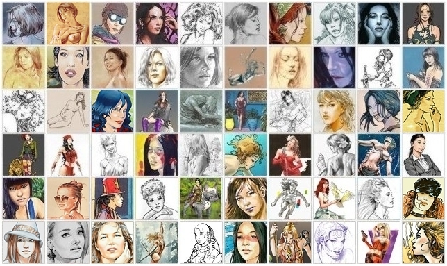 Dessins de femmes - Alain Barat