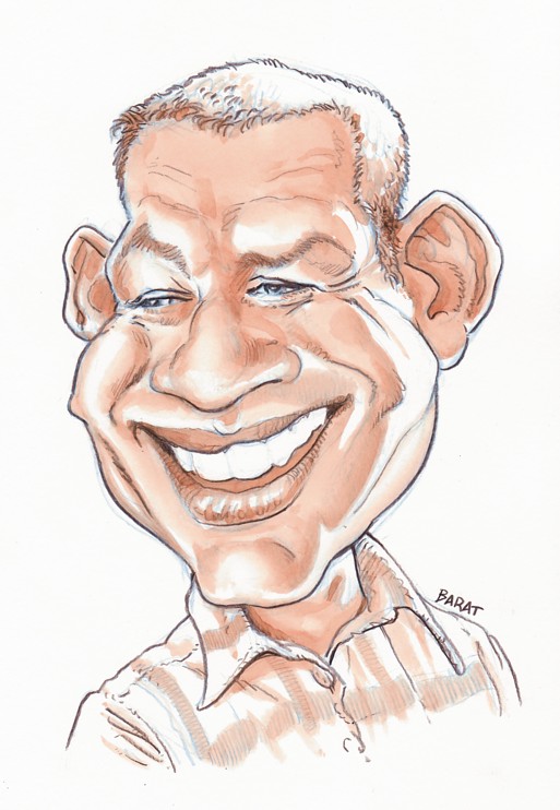 Caricature de Dany Boon