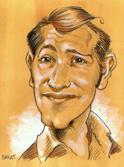 Caricature de Jean Dujardin