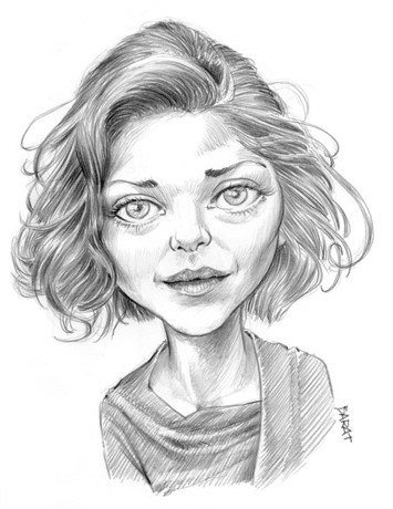 Caricature de Marion Cotillard