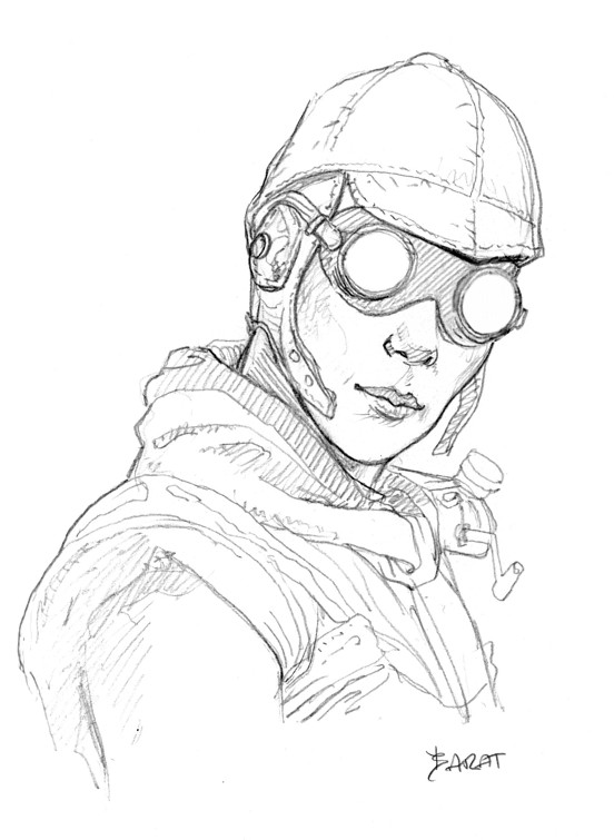 Femme aux lunettes