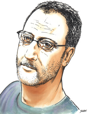 Jean Reno dessin couleur