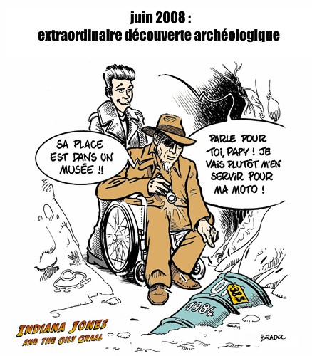 Indiana Jones sur fond de flambe des cours du ptrole