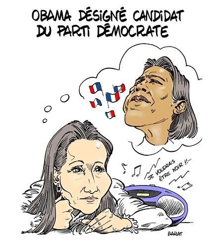 Obama dsign candidat par les dmocrates